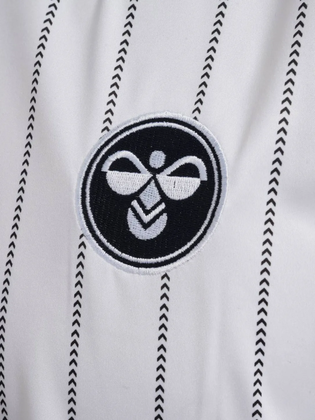 Chevron Pinstripe Polo Shirt