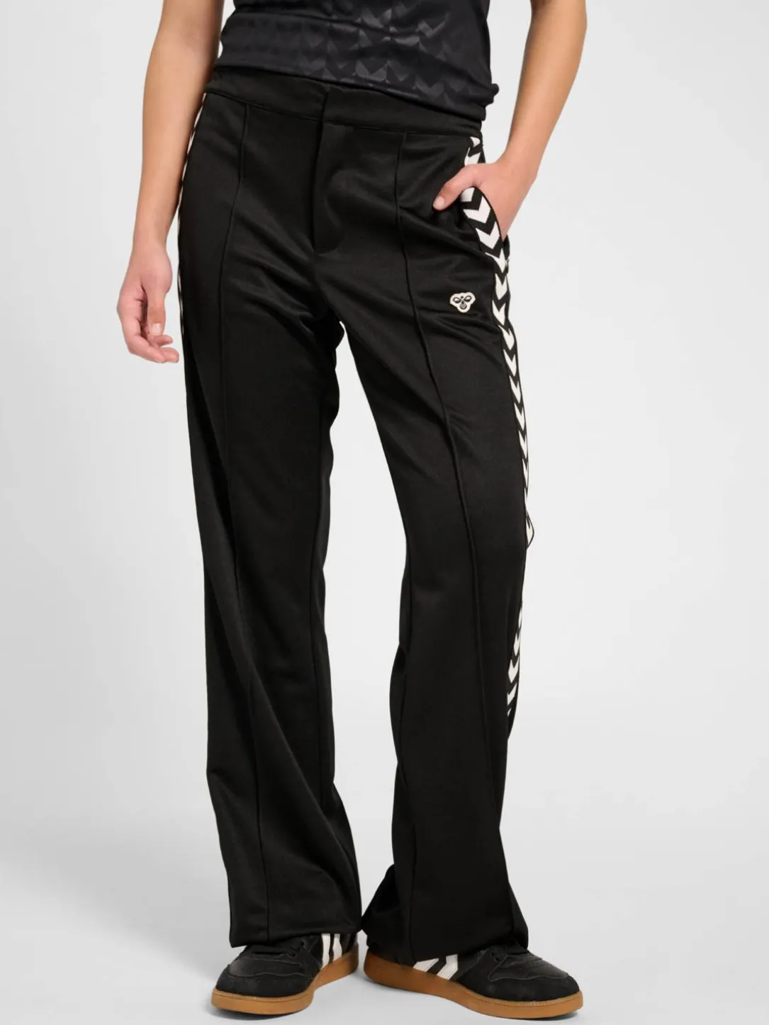 Flared Stretch Logotape Pants