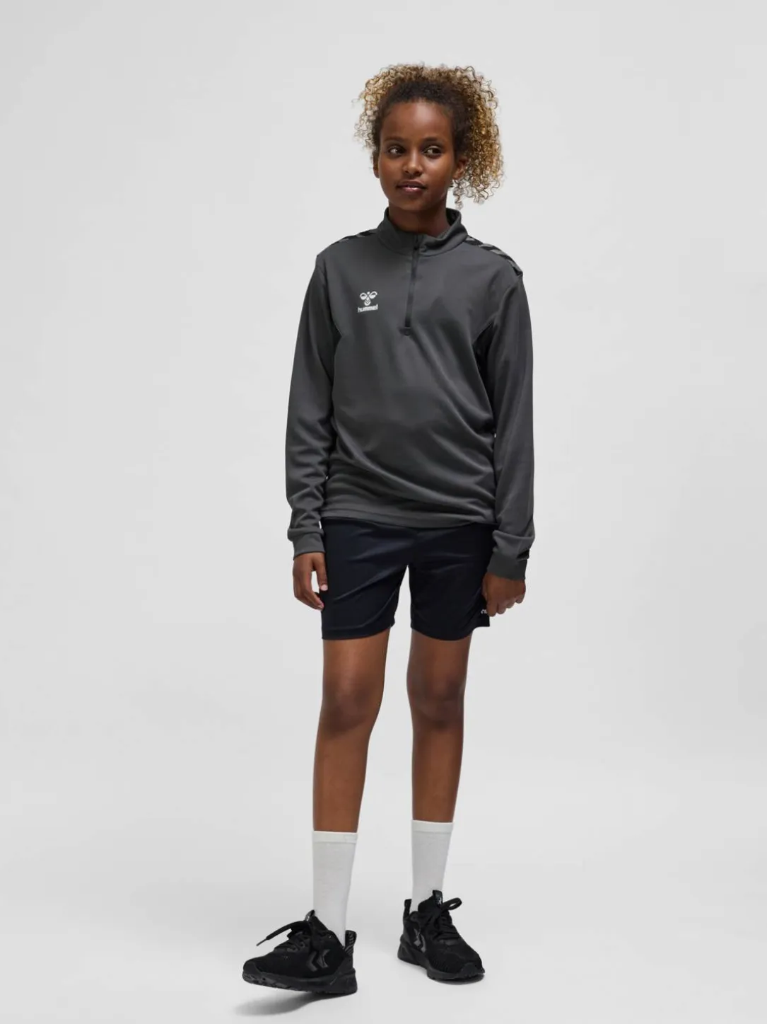 hmlAUTHENTIC HALF ZIP SWEAT KIDS