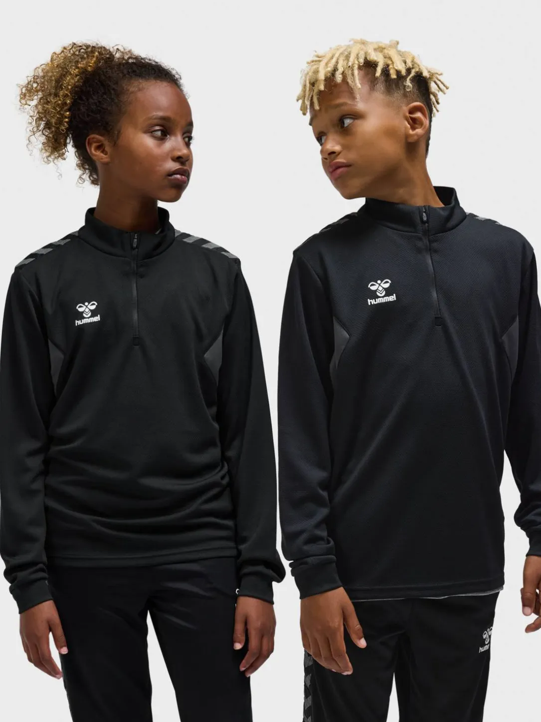 hmlAUTHENTIC HALF ZIP SWEAT KIDS