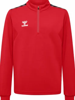 hmlAUTHENTIC HALF ZIP SWEAT KIDS