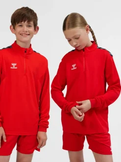 hmlAUTHENTIC HALF ZIP SWEAT KIDS