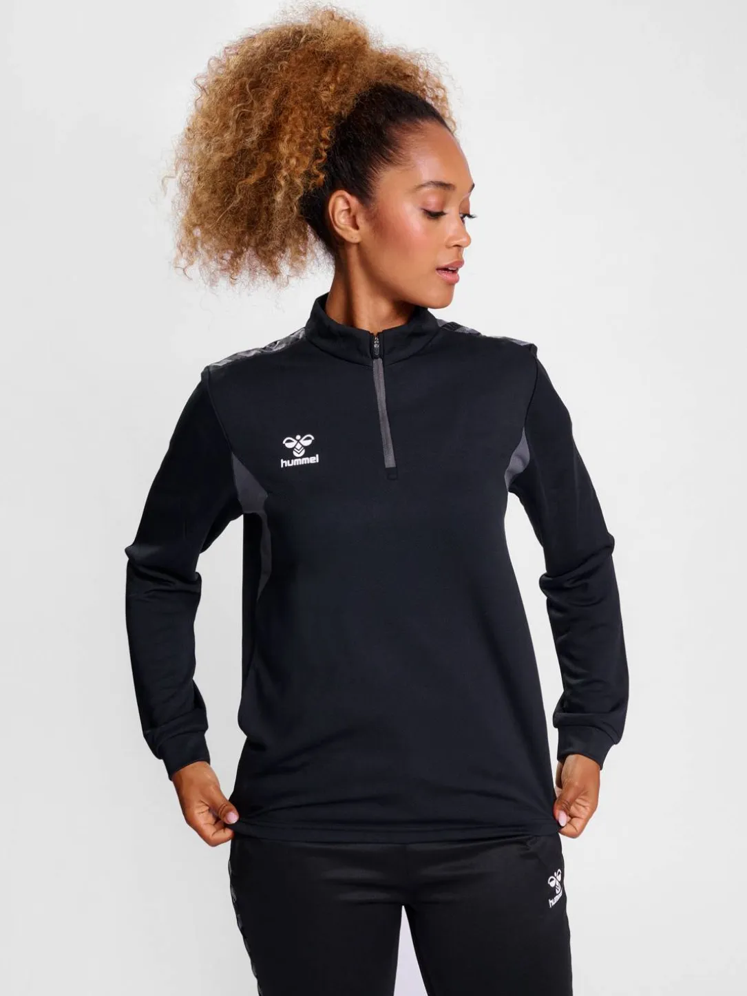 hmlAUTHENTIC HALF ZIP SWEAT WOMAN