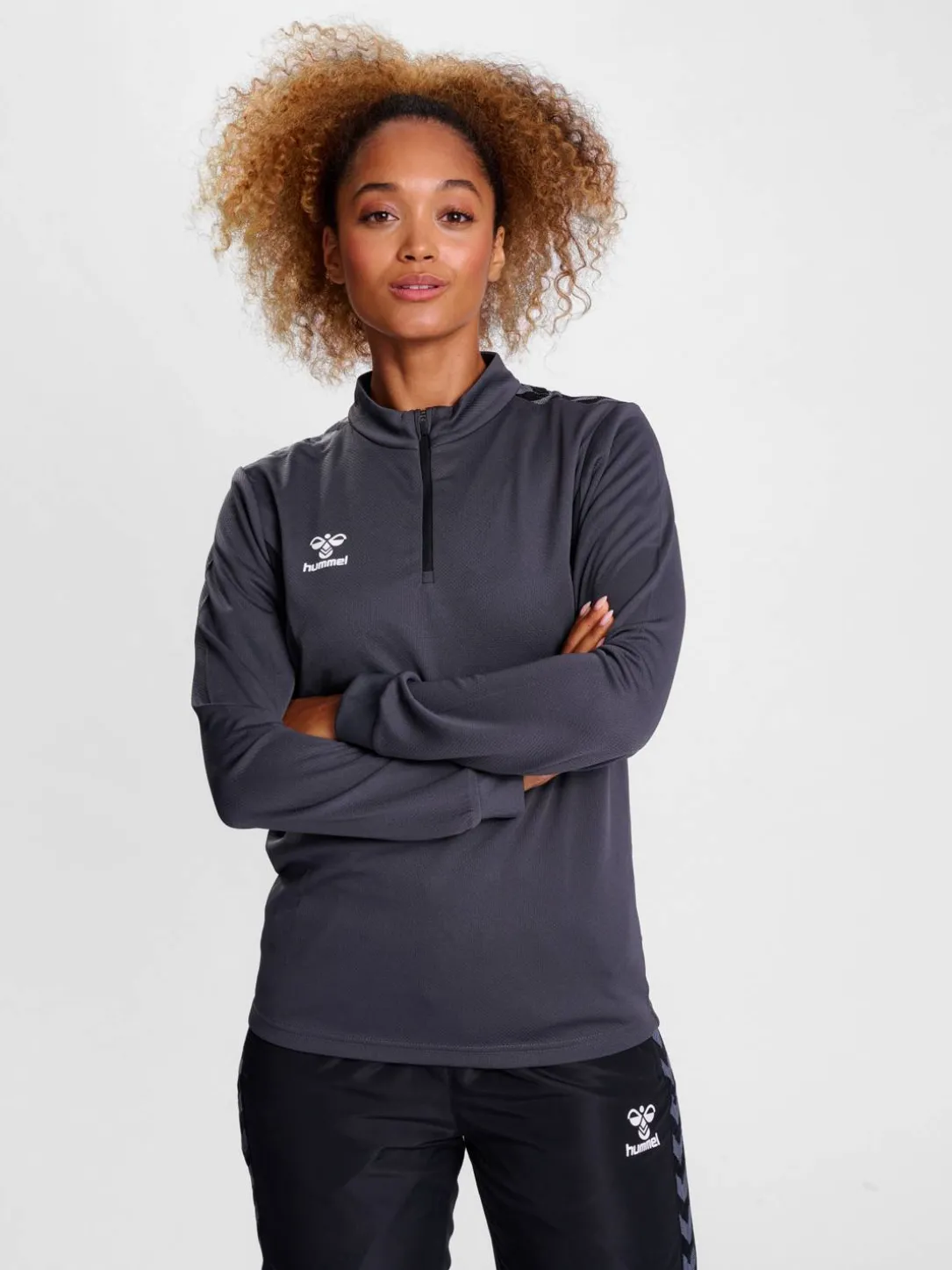 hmlAUTHENTIC HALF ZIP SWEAT WOMAN