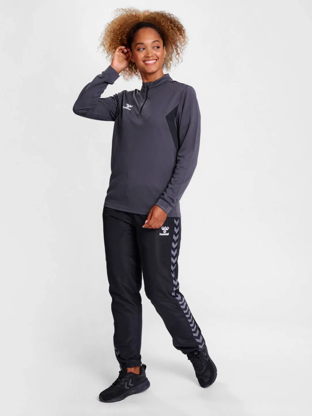 hmlAUTHENTIC HALF ZIP SWEAT WOMAN