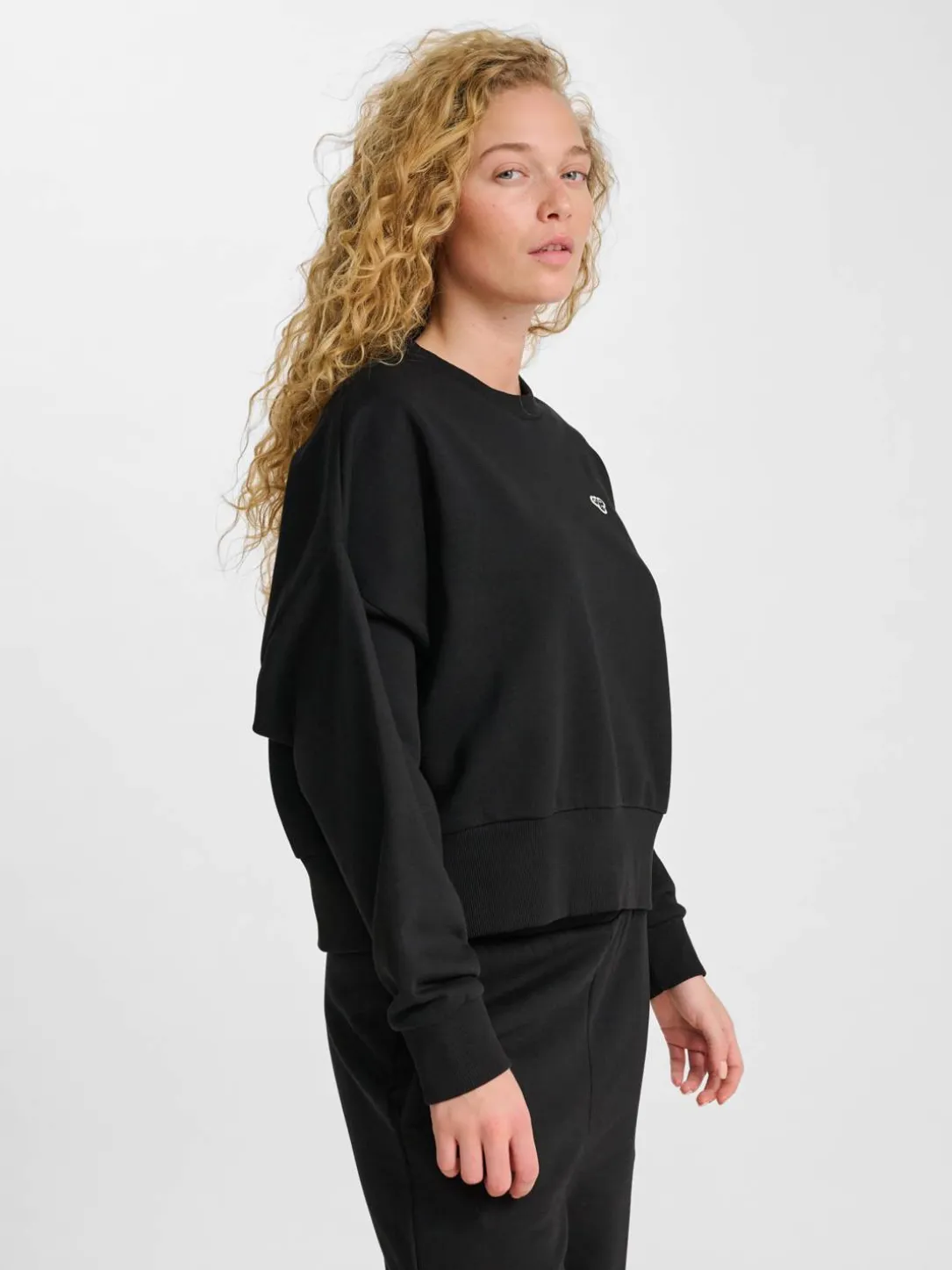 hmlBOXY W CREWNECK BEE