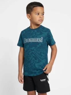 hmlJR AOP LOGO T-SHIRT