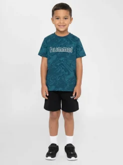 hmlJR AOP LOGO T-SHIRT