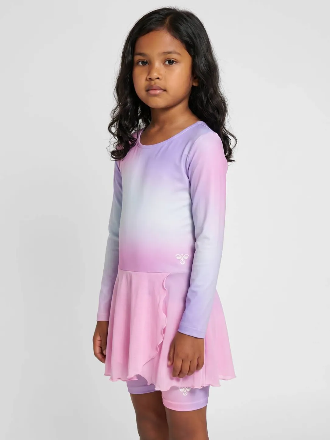 hmlJR GRADIENT SKIRTY GYMSUIT L/S