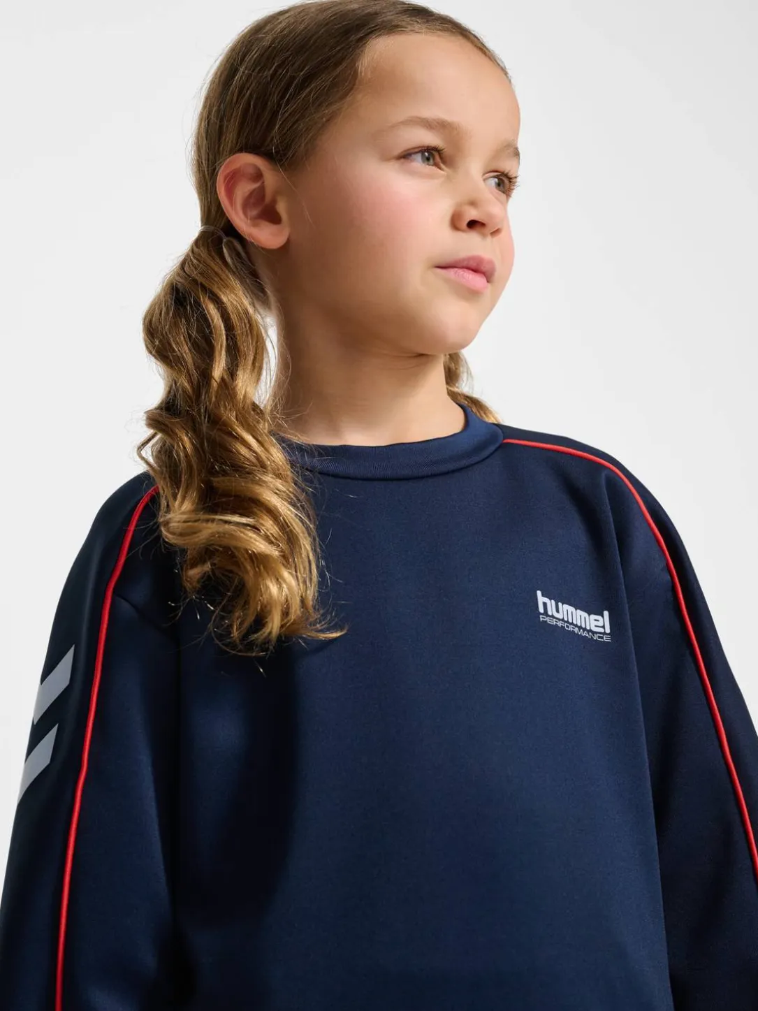 hmlJR INTERLOCK CREWNECK