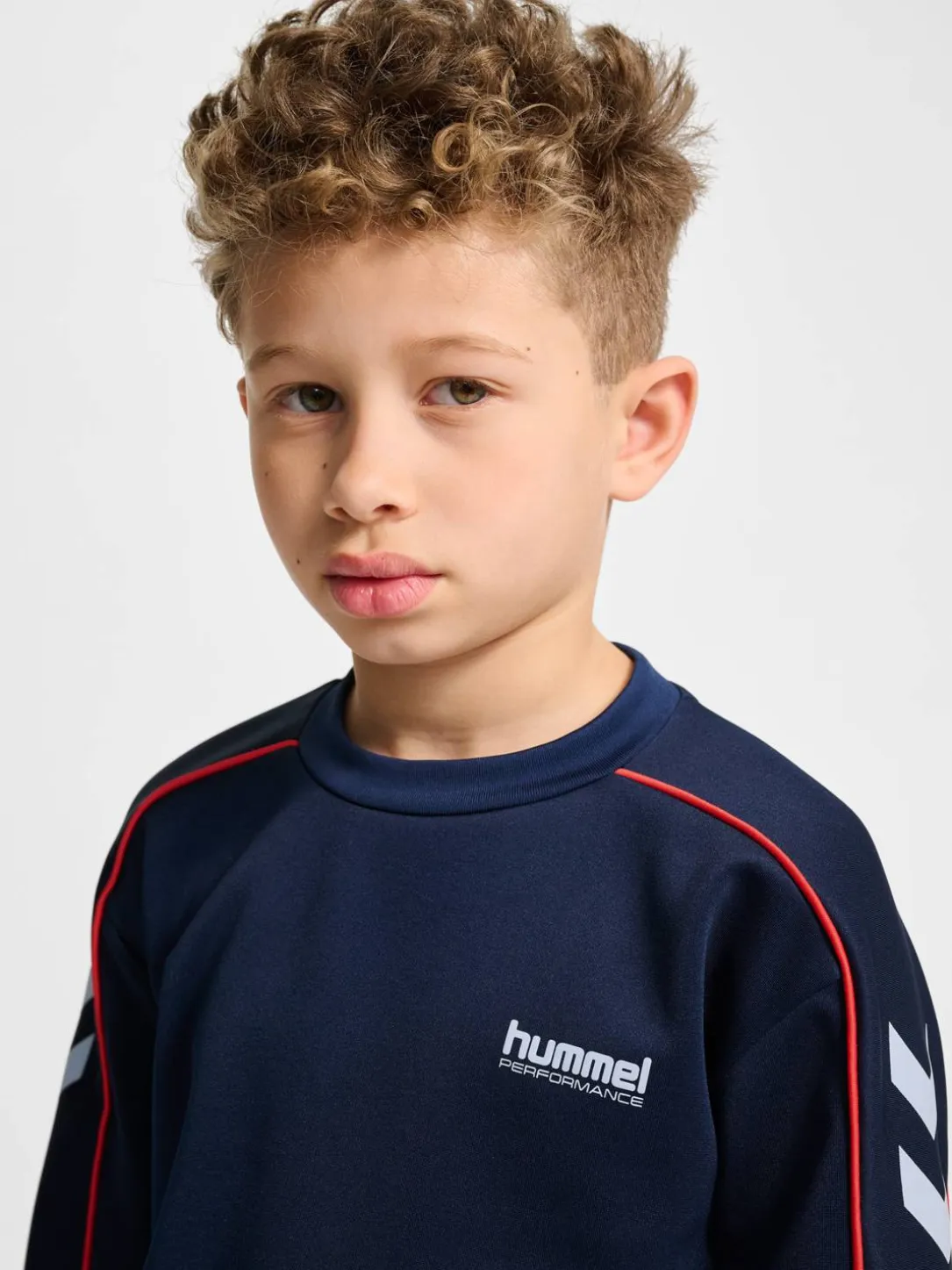 hmlJR INTERLOCK CREWNECK