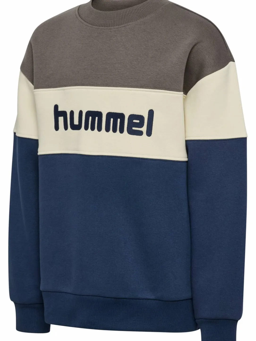 hmlJR LOOSE BLOCK CREWNECK