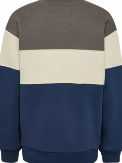 hmlJR LOOSE BLOCK CREWNECK