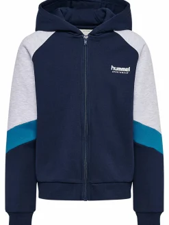 hmlJR LOOSE BLOCKED ZIP HOODIE