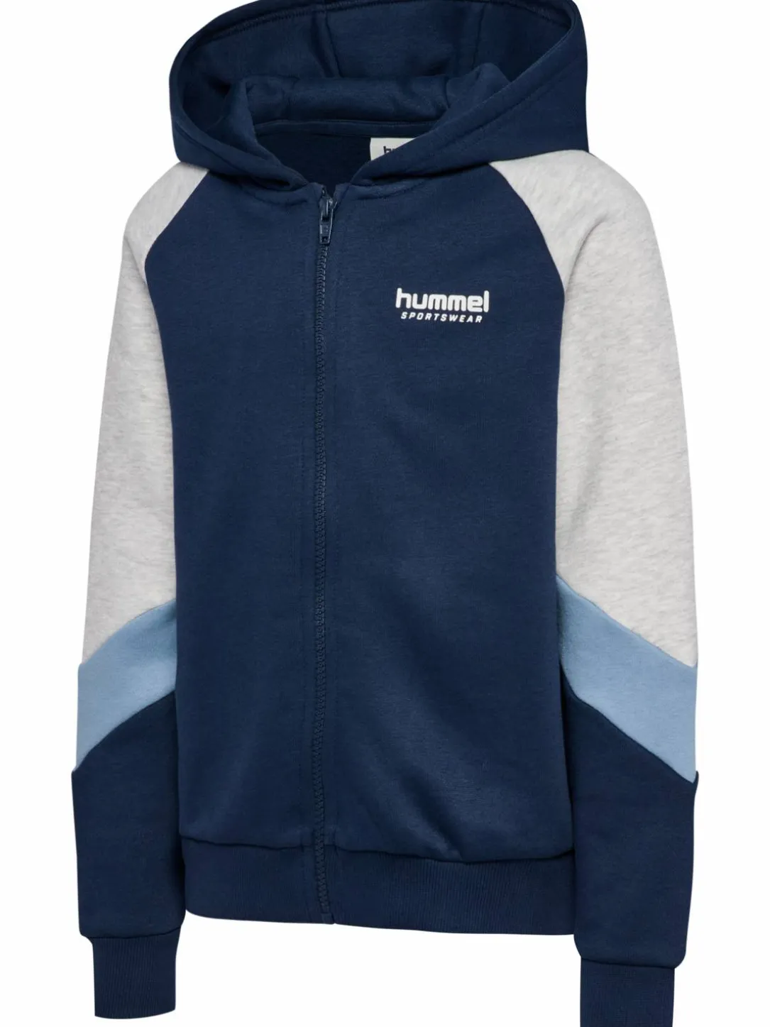 hmlJR LOOSE BLOCKED ZIP HOODIE
