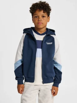 hmlJR LOOSE BLOCKED ZIP HOODIE