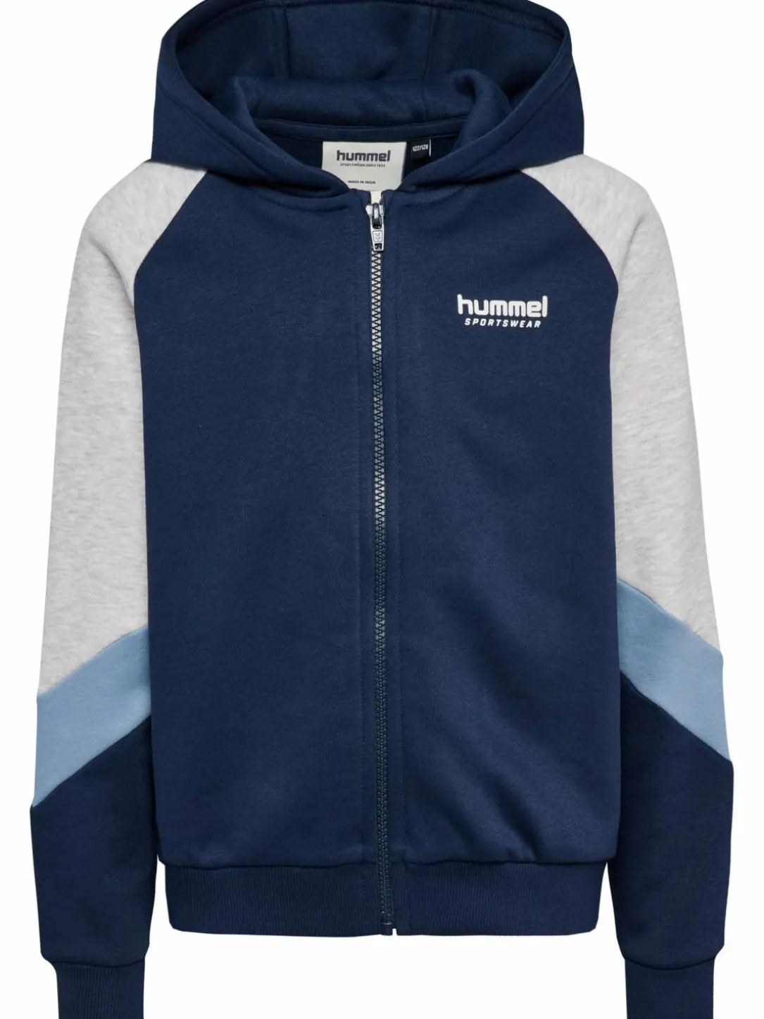 hmlJR LOOSE BLOCKED ZIP HOODIE