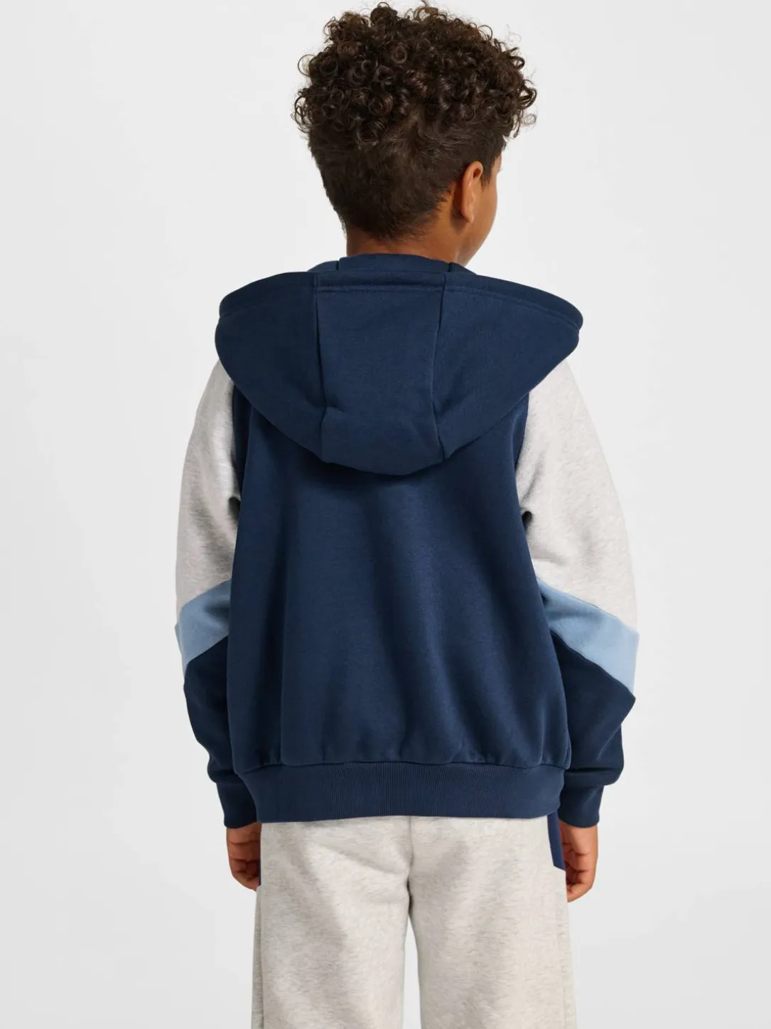 hmlJR LOOSE BLOCKED ZIP HOODIE