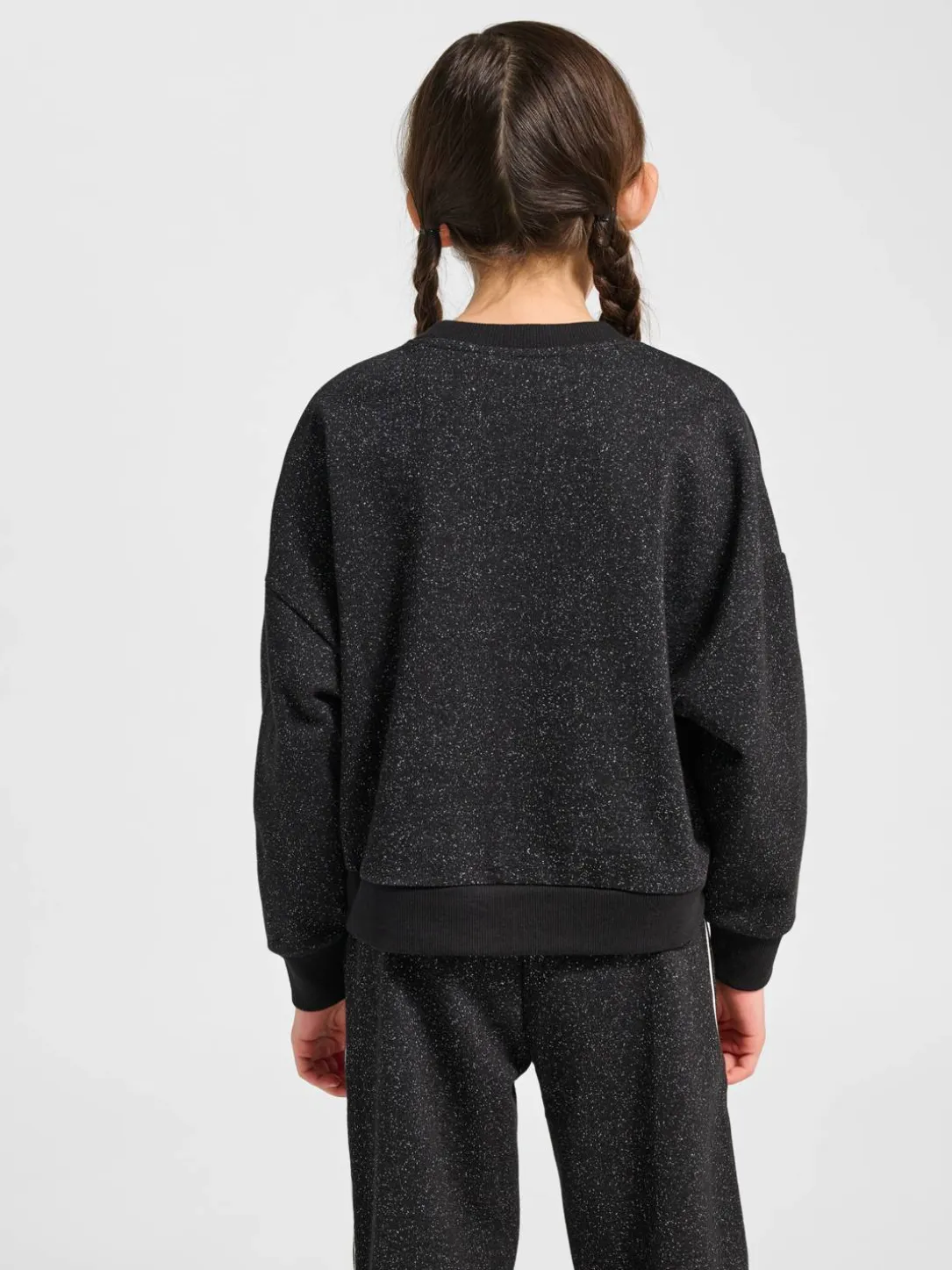 hmlJR LOOSE GLITTER CREWNECK