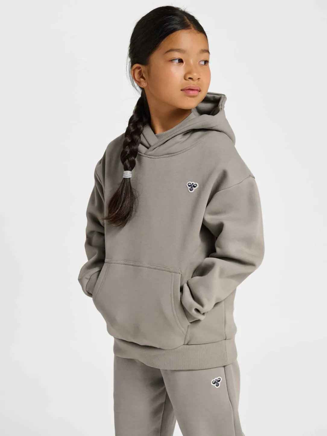 hmlJR LOOSE HOODIE BEE