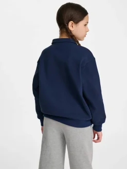 hmlJR LOOSE PIQUE POLO SWEATSHIRT