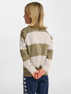 hmlJR LOOSE STRIPED POLO L/S