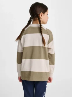 hmlJR LOOSE STRIPED POLO L/S