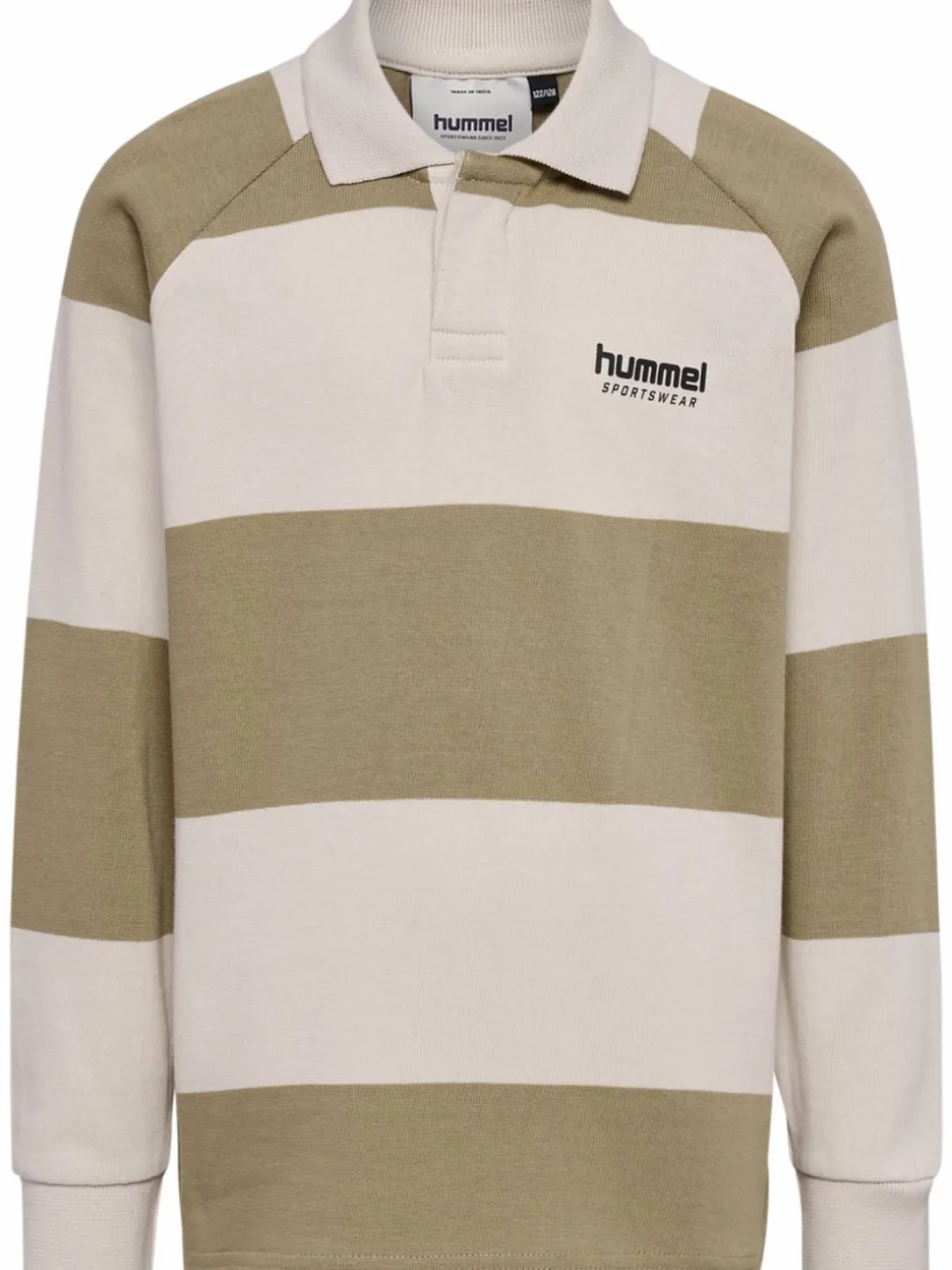 hmlJR LOOSE STRIPED POLO L/S
