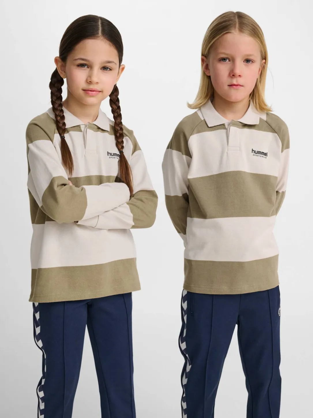 hmlJR LOOSE STRIPED POLO L/S