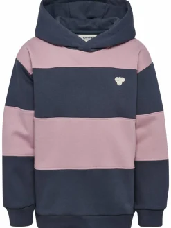 hmlJR LOOSE STRIPE HOODIE BEE