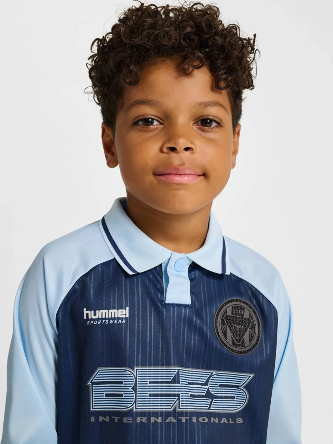 hmlJR LOOSE STRIPE SOCCER JERSEY LS