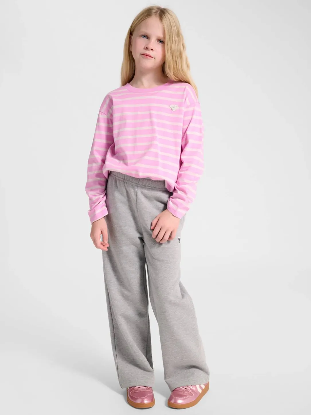 hmlJR LOOSE STRIPE T-SHIRT L/S BEE