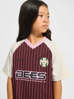 hmlJR LOOSE V-NECK BEES DRESS S/S