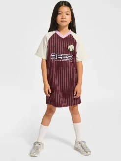 hmlJR LOOSE V-NECK BEES DRESS S/S