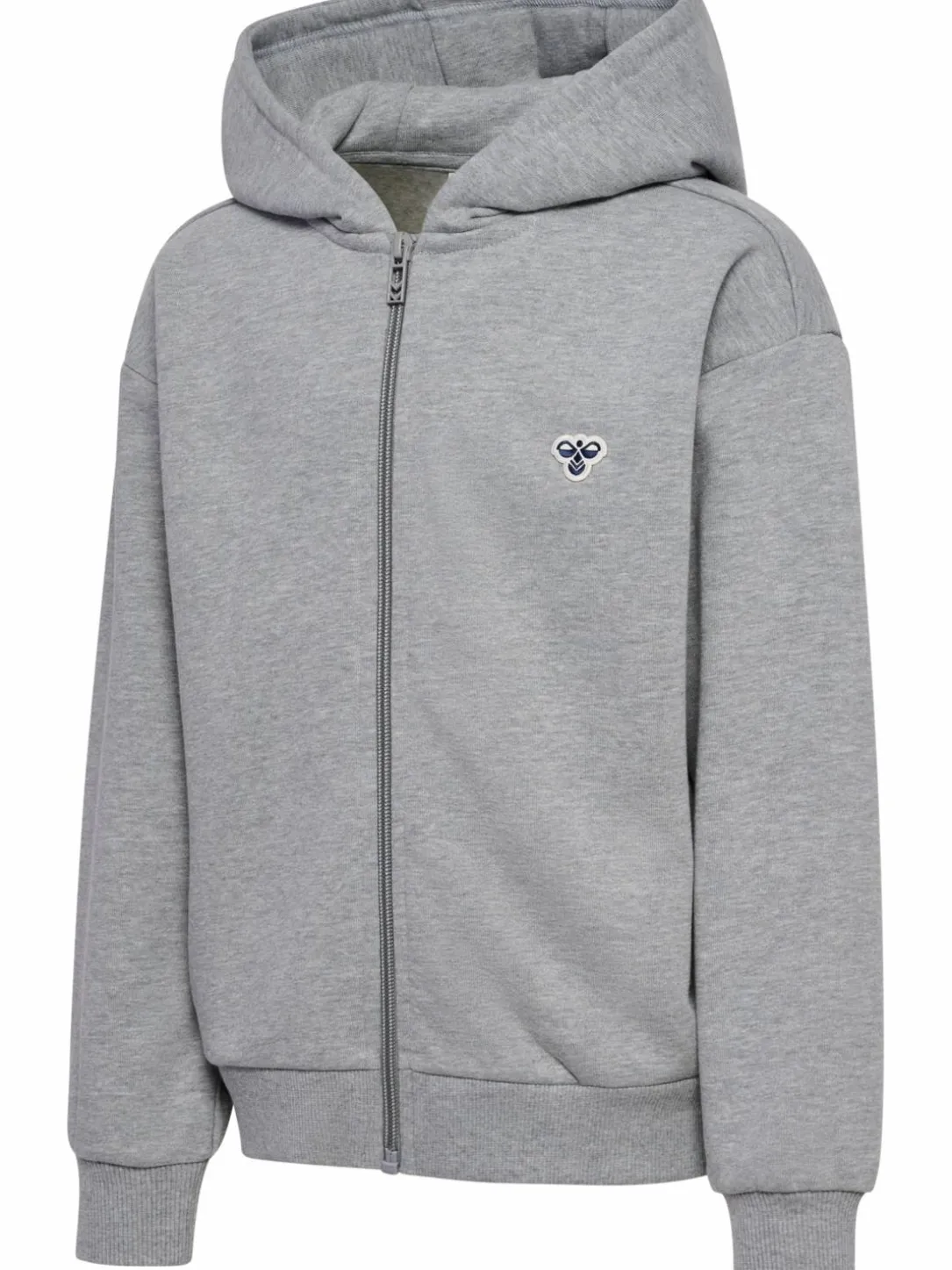 hmlJR LOOSE ZIP HOODIE BEE