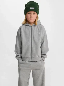 hmlJR LOOSE ZIP HOODIE BEE