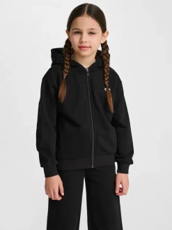 hmlJR LOOSE ZIP HOODIE BEE