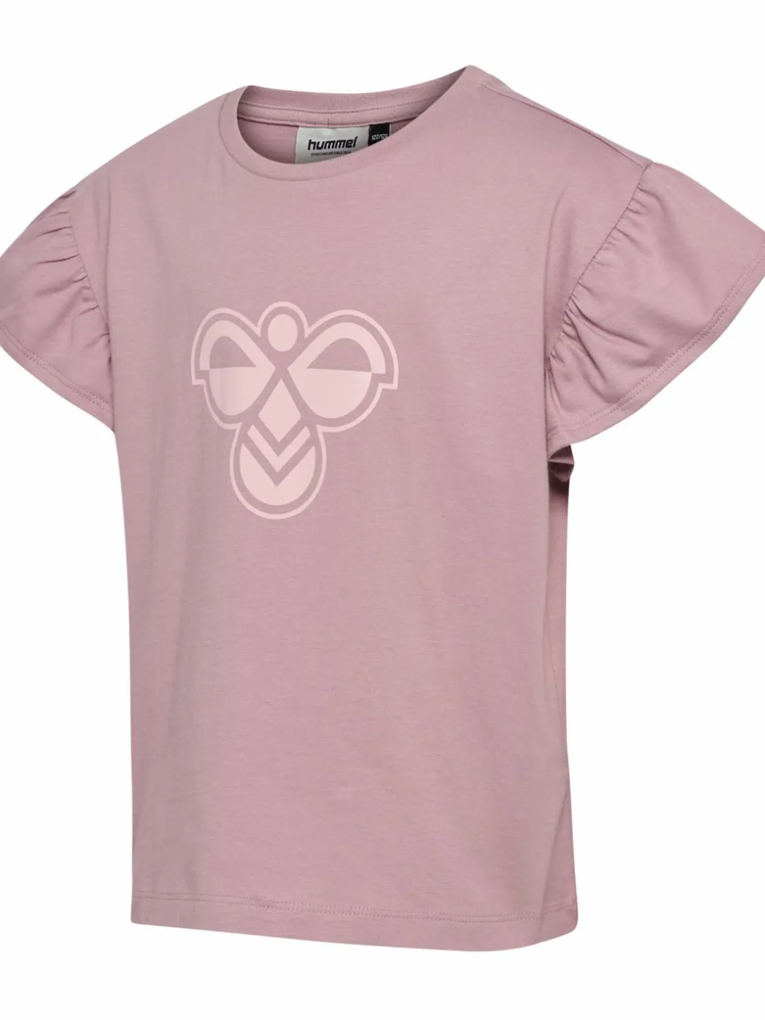 hmlJR RUFFLE T-SHIRT SS BIG BEE
