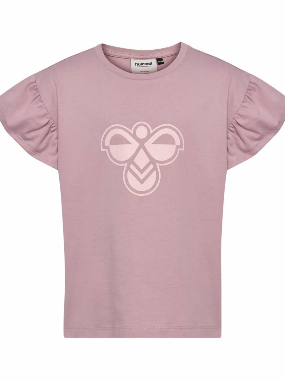 hmlJR RUFFLE T-SHIRT SS BIG BEE