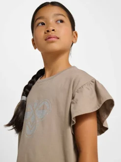 hmlJR RUFFLE T-SHIRT SS BIG BEE