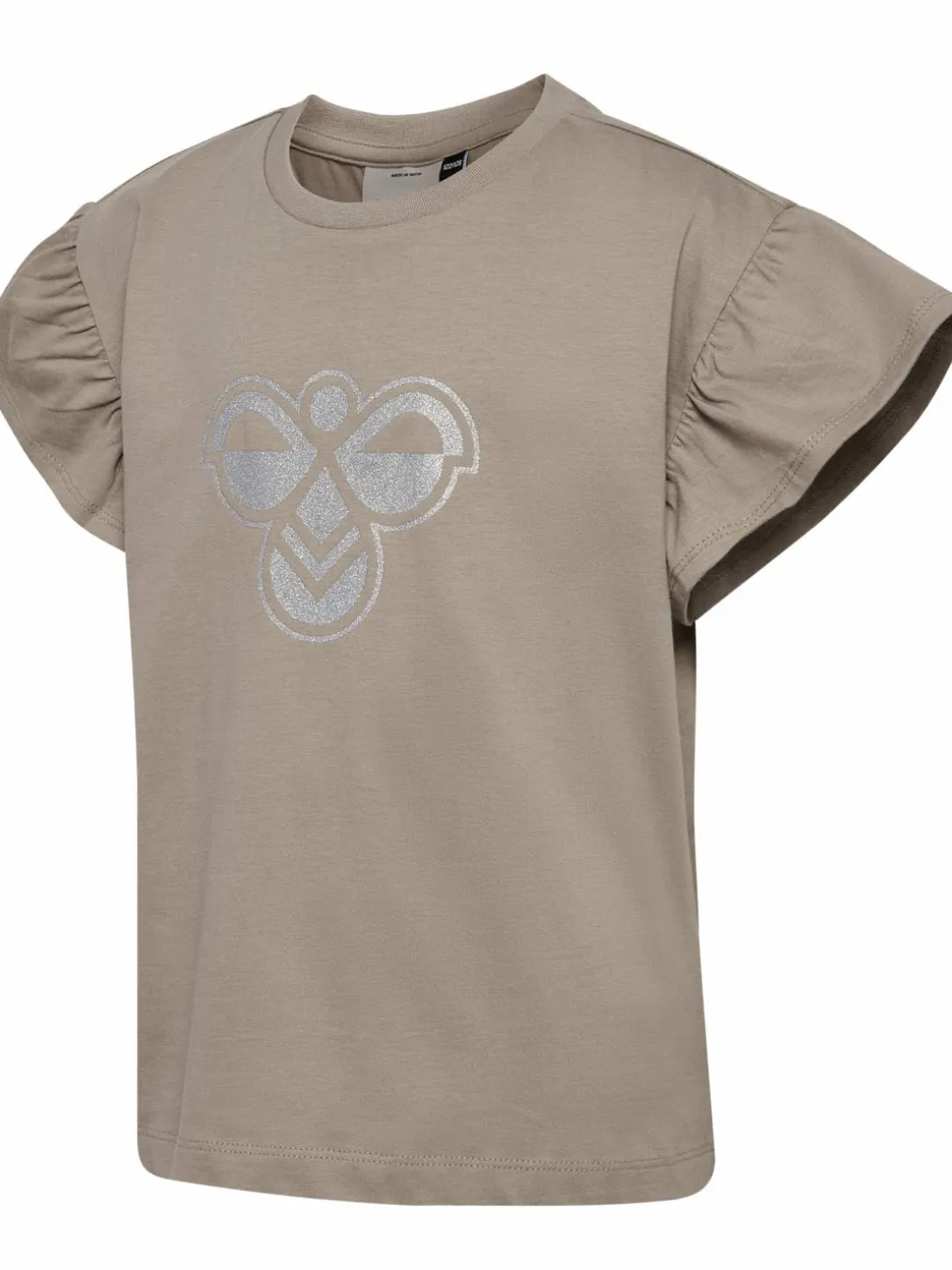 hmlJR RUFFLE T-SHIRT SS BIG BEE
