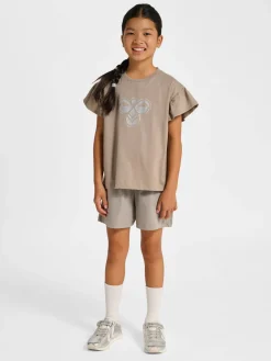 hmlJR RUFFLE T-SHIRT SS BIG BEE