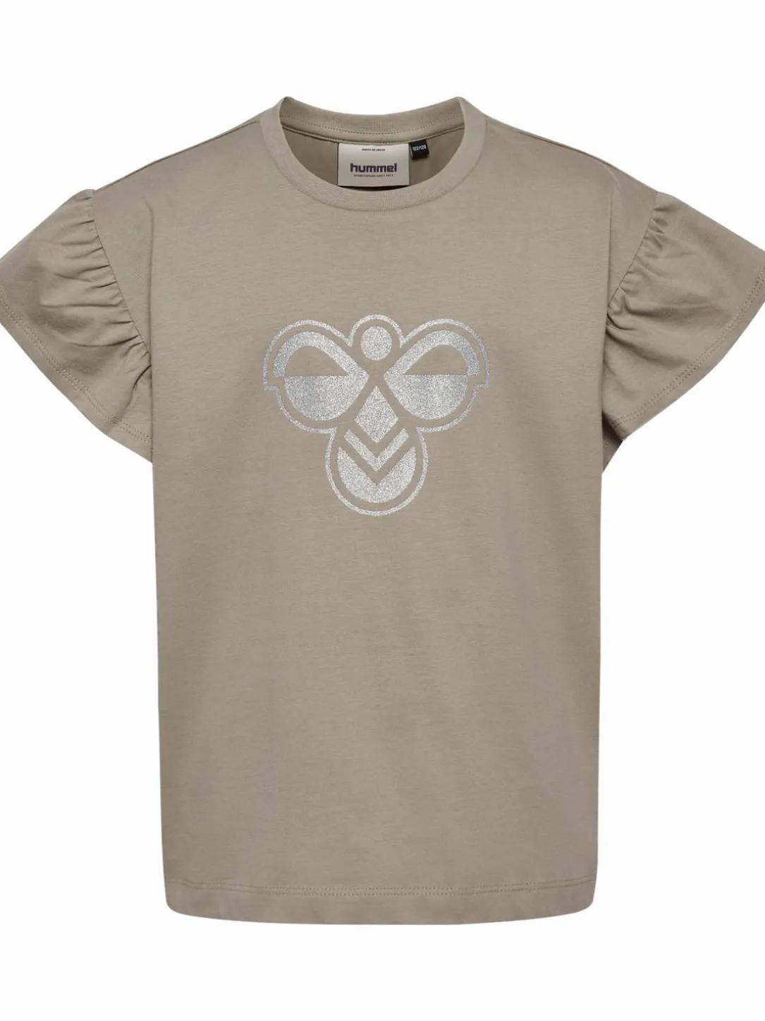 hmlJR RUFFLE T-SHIRT SS BIG BEE