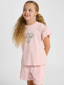 hmlJR RUFFLE T-SHIRT SS BIG BEE