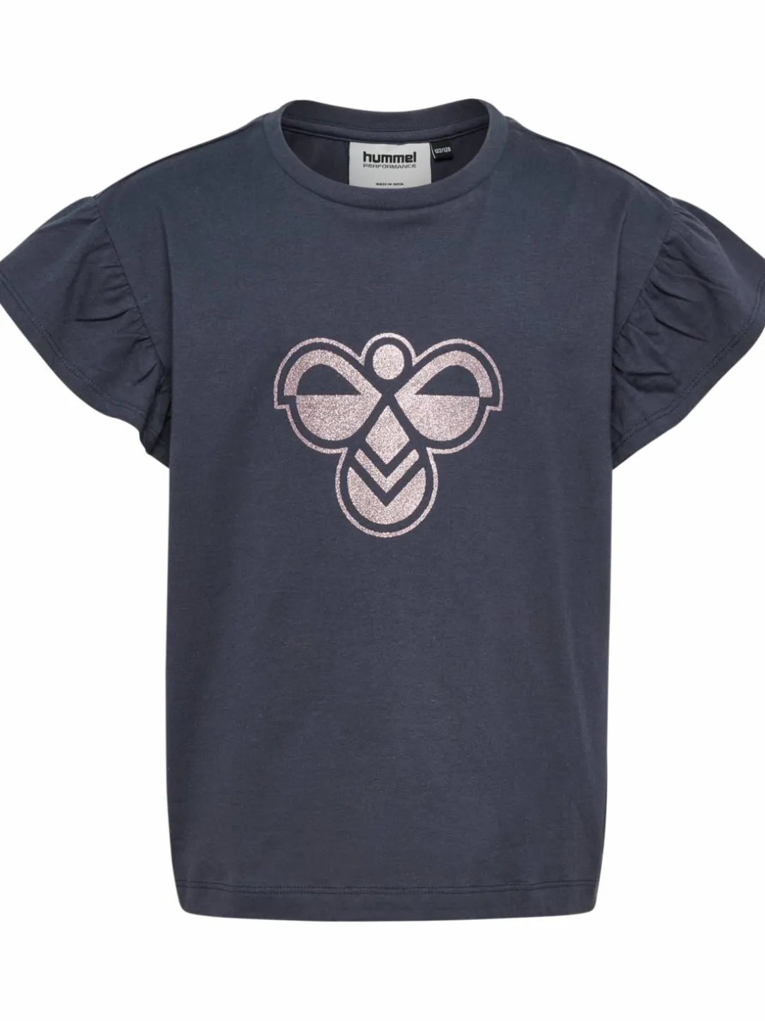 hmlJR RUFFLE T-SHIRT SS BIG BEE