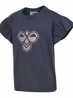 hmlJR RUFFLE T-SHIRT SS BIG BEE