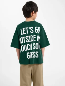 hmlJR SILLY S/S BOXY T-SHIRT SOLID
