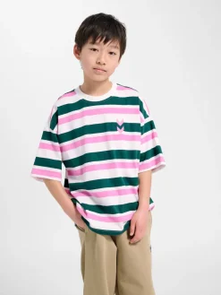 hmlJR SILLY S/S BOXY T-SHIRT STRIPE