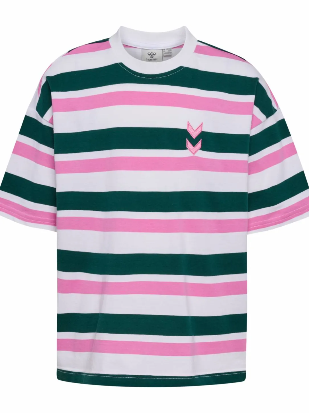 hmlJR SILLY S/S BOXY T-SHIRT STRIPE