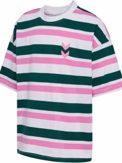 hmlJR SILLY S/S BOXY T-SHIRT STRIPE